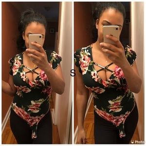 Floral bodysuit